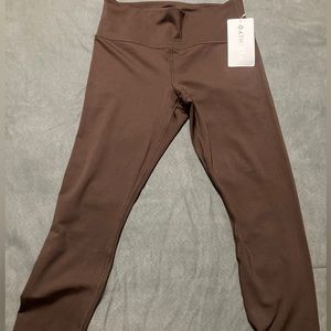 NWT Athleta Toasted Brown Elation Train 7/8